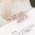 European and American New Fashion Alloy Full Diamond Flower Peacock Shape Brooch Factory Corsage Diamond High-End Pin Accessories