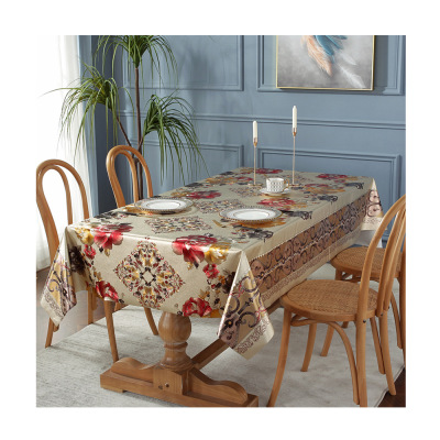 Factory Direct Sales High-Grade Waterproof Oil-Proof Disposable 3D Embossed Tablecloth Table Cloth