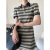 Sinan French Style Temperament Advanced Polo Collar Rhombus Dress Design Sense Niche Mid-Length Knitted Sn1375