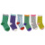 Children Children's Socks Spring Autumn and Winter Ins Geometric Trend Contrast Color Baby Tube Socks Boys and Girls Socks Children's Socks Student Cotton Socks Wholesale