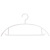 New Non-Slip Thickened Plastic Hanger Semicircle Seamless Adult Clothes Hanger Shoulder Width Hanger Household Clothes Hanger