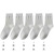 Socks Men's Mid-Calf Length Sock Spring and Summer Breathable Sweat Absorbing Autumn and Winter Stockings Black and White Pure Cotton Socks Business Casual Socks Men