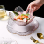 LD Japanese Style Golden Trim Petal Glass Bowl Plate Creative Household Fruit Salad Bowl Internet Celebrity Dessert Bowl Fruit Plate