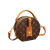 Women's Bag 2021 New Fashion Small round Bag All-Match Simple Brand Printed Presbyopic round Pie Bag Shoulder Crossbody Bag