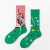 Aichuan New Trendy Socks Spring/Summer AB Socks Contrast Color Two Sides Socks Cute Japanese Style Tube Socks Cartoon Unique Women's Socks Wholesale