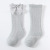 INS Girl Spanish Western Style Moving Ring Middle-Long Stockings Medium and Small Children Hollow Bow Baby Mesh Socks