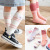 2020 Spring and Autumn New Girls' Socks Mesh Bow Stockings Bunching Socks Cotton Children's Socks Anti-Mosquito Socks