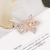 Rhinestone Flower High-Grade Niche Brooch Boutonniere Wholesale Women's Coat Accessories Classic Style Evening Party Matching