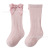 INS Girl Spanish Western Style Moving Ring Middle-Long Stockings Medium and Small Children Hollow Bow Baby Mesh Socks