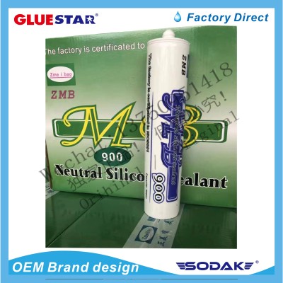 Advanced Acetic Aquarium Silicon, Adhesive Glue, Quick Drying Acetoxy Acid Silicone Sealant Packed Zmb-900