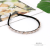 Korean Style New Rhinestone SUNFLOWER Elegant Diamond Headband Ladies New Non-Slip Flannel Headband Hair Clip Headdress