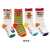 A Group of Four Pairs in Stock, 2022 Spring and Summer Miki Children's Boys and Girls Combed Cotton Stockings Thigh High Socks