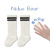 Niduoxiong Children Stockings 2021 Spring and Summer Thin Mesh Stockings Black and White Striped Boys and Girls White Thigh High Socks