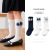 2020 Spring and Autumn New Girls' Socks Mesh Bow Stockings Bunching Socks Cotton Children's Socks Anti-Mosquito Socks