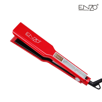 ENZO Electric Red Straightening Wet And Dry Straight Hair Household Fast Heating Hair Straightener