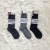 TB Net Red Four Bars Fashion Brand Women's Socks Calf Socks Knee-Length Long Socks with Label Personality European and American Trendy Socks JK Gray Cotton Socks