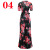 2022 Wish Amazon Sexy Fashion Digital Printing European and American Fashion Style Large Swing Dress Dress