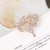 Best Seller in Europe and America Exquisite Diamond Dragonfly Flower Brooch Korean Style High-End Corsage AliExpress Wish Clothing Accessories Pin