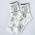 Ziyang New Female Middle Tube Socks Korean Style Ins Trendy Socks Cartoon Bear Socks Cute Bubble Mouth Socks Students' Socks Cotton Socks