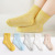 Four Seasons Polka Dot Pure Kid's Socks Thin Comfortable Breathable Baby Socks Boys and Girls Cotton Five Pairs Foreign Trade Factory