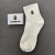 BAPE Ape Head Embroidery Socks Japanese Tide Socks Black and White Solid Color Men's and Women's Mid-Calf Socks High Tube Towel Bottom Athletic Socks