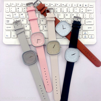 Cross-Border Fashion Minority Design Simple Graceful Watch Women's Japanese and Korean Minimalist Matte Case 