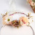 European and American Mori Style Festival Wreath Bridal Headdress Artificial Wreath Outdoor Wedding Retro Pastoral Style Photo Accessories