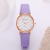 New Foreign Trade Women's All-Match Leather Watch Student Casual Digital Bracelet Watch Quartz Watch Spot Wholesale