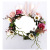 New Bridal Wreath Artificial Rose Rattan Ribbon Mori Style Princess Headband Handmade Headdress Flower Travel Memorial
