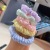 Fresh Candy Color Small Intestine Ring Headband Hair Band Korean Style Sweet Cloth Hair Ring Cute Hair Rope Headdress