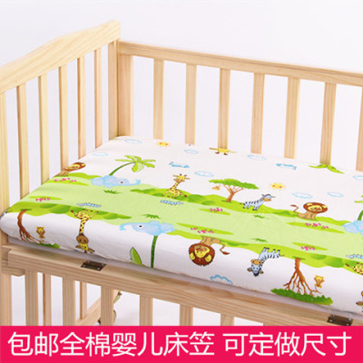 Baby Crib Fitted Sheet and Bed Sheet Cotton Newborn Bedding Baby Mattress Cover Waterproof Insulation Pad Fitted Sheet