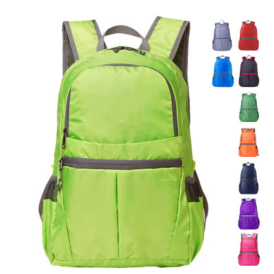 Warner Heim Hot Sale Folding Bag Sports Outdoor Backpack Travel Student Lightweight Storage Printed Logo