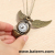 Harry Potter Peripheral Flip Snitch Quidditch Necklace Retro Watch Ball Pocket Watch Big Wings Snitch Pocket Watch