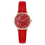 New Foreign Trade Fashion Women's All-Match Leather Watch Student Casual Digital Bracelet Watch Quartz Watch in Stock