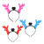 Large Luminous Horn Selling Cute Bowknot GOLDEN CROWN Antler Hairband Series Children Stall Toys Factory Wholesale