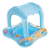 Cute New Cartoon Color Matching Inflatable Toy Children's Swimming Ring Toy Pedestal Ring Various Colors