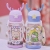 Internet Celebrity Antlers Water Cup Student Girl Cute Plastic Cup Good-looking Creative Primary School Children Portable Straw Cup