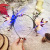 Factory Direct Supply Creative Cute Small Antlers Fabric Flower Decoration Girly Style European And American Christmas Hair Band With LED Light