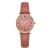 Foreign Trade Fashion Women's All-Match Leather Watch Student Casual Digital Bracelet Watch Quartz Watch Spot Wholesale