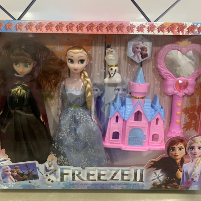 Frozen Princess Romance 2 Toy Aisha Anna Doll Toy Gift Set 11-Inch Princess Doll Doll