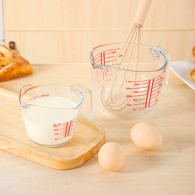 Measuring Cup with Scale Kitchen Glass Measuring Cup Large Capacity Heatproof Baking Measuring Cylinder Egg Beating Cup Ml Measuring Cup