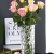 Glass Vase Crystal Vase Living Room Home Ornaments Lily Flower Arrangement Glass Vase Hydroponic Flower Pot