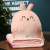Cartoon Cute Pillow Quilt Dual-Use Summer Blanket Three-in-One Cushion Cover Plush Toy Airable Cover Folding Car