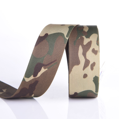 Military Webbing Anti Infrared 50mm Camouflage polyester Webbing Ribbon Tape Bag Straps Belt Waistband