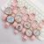 Japanese and Korean Ins Style Cartoon Woven Belt Pink Watch College Style Cute Small and Medium Student's Watch 