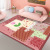 Plaid Modern & Minimalism Household Crystal Velvet Living Room Sofa and Tea Table Whole Carpet Bedroom Stitching Bed Front Floor Mat