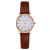 Foreign Trade Fashion Women's All-Match Leather Watch Student Casual Digital Simple Watch Quartz Watch Spot Wholesale