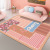 Plaid Modern & Minimalism Household Crystal Velvet Living Room Sofa and Tea Table Whole Carpet Bedroom Stitching Bed Front Floor Mat