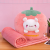 Cartoon Cute Pillow Quilt Dual-Use Summer Blanket Three-in-One Cushion Cover Plush Toy Airable Cover Folding Car