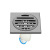 Bathroom Rectangular Long Magnetic Core Insect-Proof Deodorant Floor Drain 304 Stainless Steel Gun Gray Floor Drain